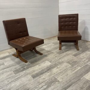 A-Nr. 9 - 10 Set Original Vintage Loungechairs by Ludomir Volak