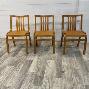 A-nr. 13 Vintage chairs [ 3 x] by TON