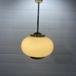 B-Nr.36 Vintage Ceilinglamp Milkglass +- 1975