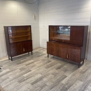 A-Nr. 45 / Nr. 46 = Vintage Livingroom Set, Bookcase and Secretaire [Bar] by MIER +-1965