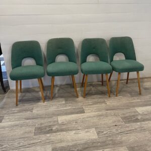 C- 25  Original Vintage Retro  4 Lollypop Chairs [ dining chairs ] by Oswald Heartl +-1960