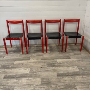 A-108 Set [4 x] Original Vintage Dining Chairs by Bukosa designer ;Vranov nad Toplou +-1965
