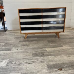 A-115 Original Chest of Drawers designed by Jiri Jiroutek model U-453 in 2 Colours [ 8 drawers, black and grey] +- 1965