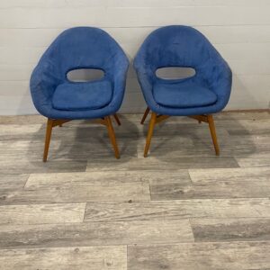 C-Nr. 19  Retro Vintage Chairs by Navratil in Original Condition +-1960