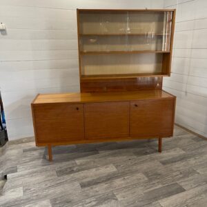 A- 194  Vintage big Closet-Dressior by Lipa  with toppiece +- 1970