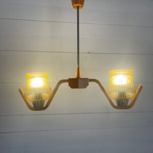 B- 238  Vintage Ceiling Lamp by Humpolec,EFC  model 'Duvo' +-1975