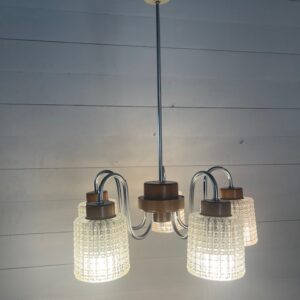 B- 239  Vintage Retro Ceiling Lamp by Lidokov for EFC +-1970
