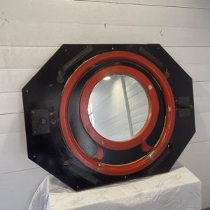 A- 319 Vintage Mirror made of Negative Wooden Molds, 1930-1965