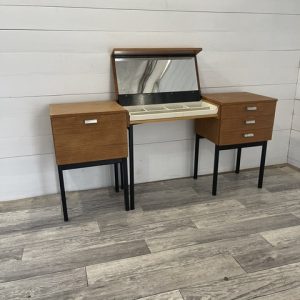 A- 330  Vintage Make-up Vanity by Halabala U.P. Zavody Bucovice model; Erika +-1975