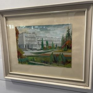 A- 336 Vintage Painting Signed by Sliac 1982