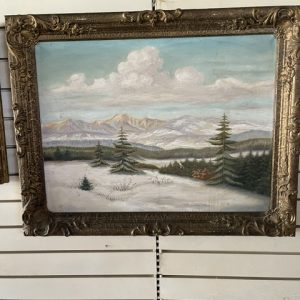 A- 338 Paiting,Signed Oil on Canvas +-1940 [?]