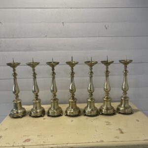 A- 348 Vintage- Antique Candlesticks made of Brass +- 1850