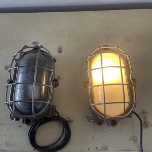 B- 349  Industrial Cast-Iron Heavy Wall Lights +-1930-1950