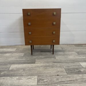 A- 396  Vintage-Retro Commode with 4 Drawers by U.P. Zavody Bucovice [ Czech republic] +-1970