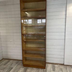 A- 431 Vintage - Retro Rare High [250cm] Show / Bookcase +-1950 with original Glass